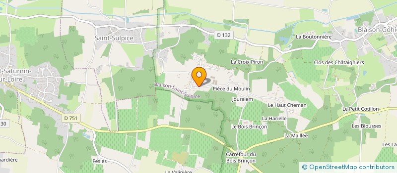 localisation de l'entreprise INDIVISION RAIMBAUT SAUVETRE à GENNES-VAL-DE-LOIRE