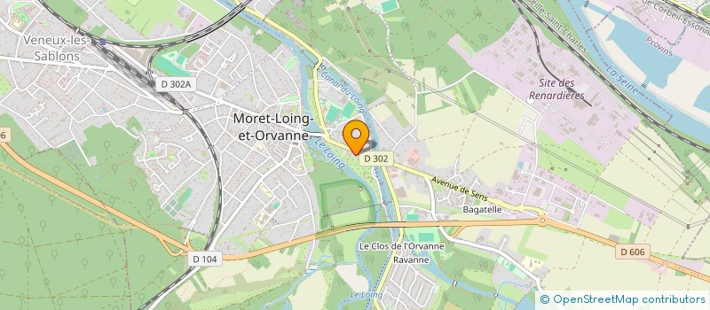 localisation de l'entreprise INDIVISION RAKHA - CUNIAH  MORET-LOING-ET-ORVANNE