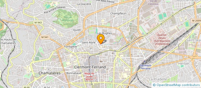 localisation de l'entreprise INDIVISION RAKOTOMALALA  CLERMONT-FERRAND