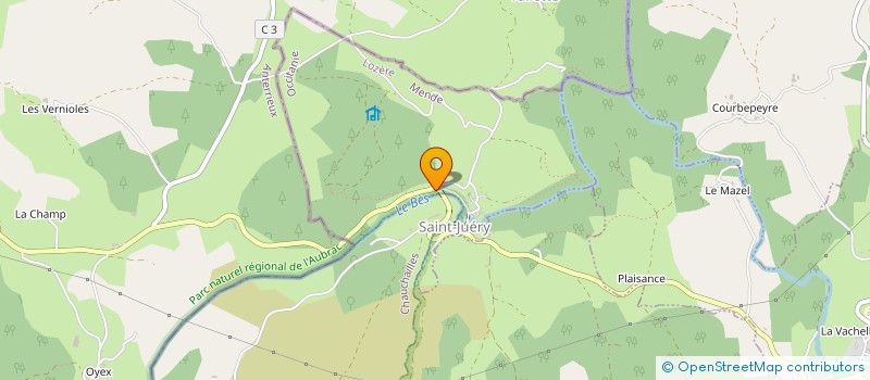 localisation de l'entreprise INDIVISION RAMADIER  LA FAGE MONTIVERNOUX