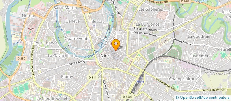 localisation de l'entreprise INDIVISION RAMBAUD à NIORT