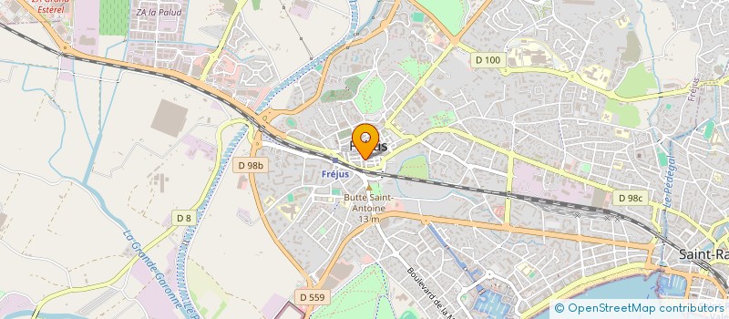 localisation de l'entreprise INDIVISION RAMEAU JOYEUSAZ à FREJUS