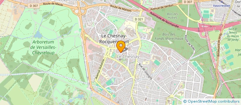 localisation de l'entreprise INDIVISION RAMETTE BROUTIN  LE CHESNAY-ROCQUENCOURT