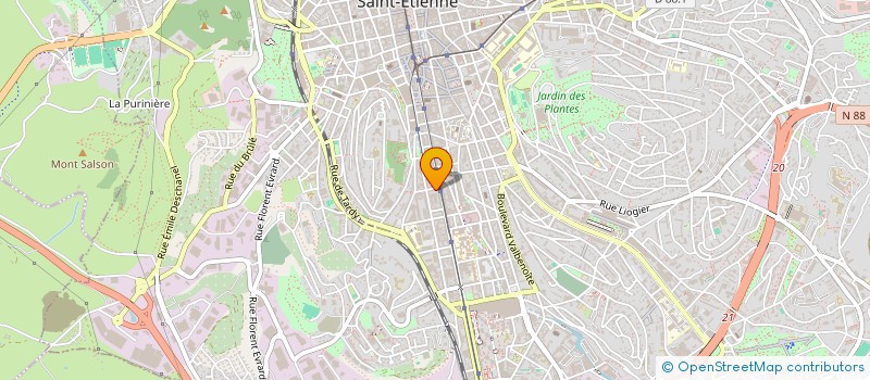 localisation de l'entreprise INDIVISION RAMIER  SAINT-ETIENNE