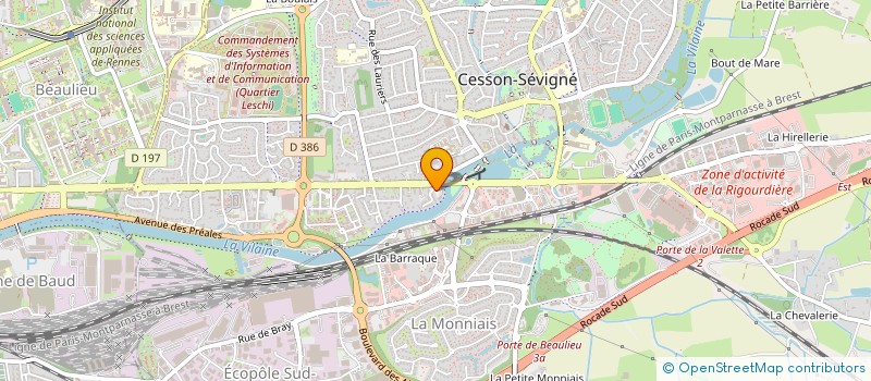 localisation de l'entreprise INDIVISION RAMIREZ RIO  CESSON-SEVIGNE