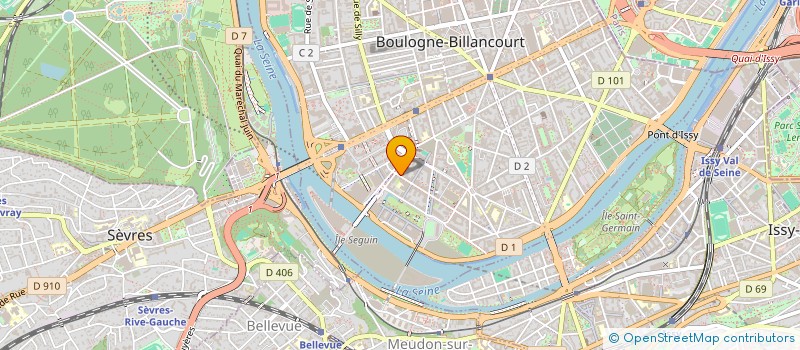 localisation de l'entreprise INDIVISION RAMON BERGAN à BOULOGNE-BILLANCOURT