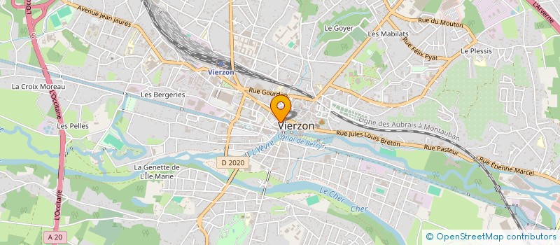 localisation de l'entreprise INDIVISION RAMOS  VIERZON