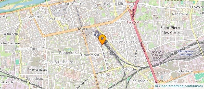 localisation de l'entreprise INDIVISION RAMOS-FREYARD  TOURS