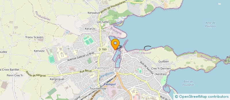 localisation de l'entreprise INDIVISION RAOUL-JACOB  PAIMPOL