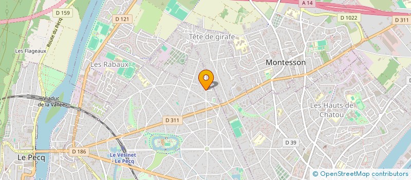 localisation de l'entreprise INDIVISION RAUBER  LE VESINET