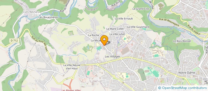 localisation de l'entreprise INDIVISION RAULT FRERES à SAINT-BRIEUC