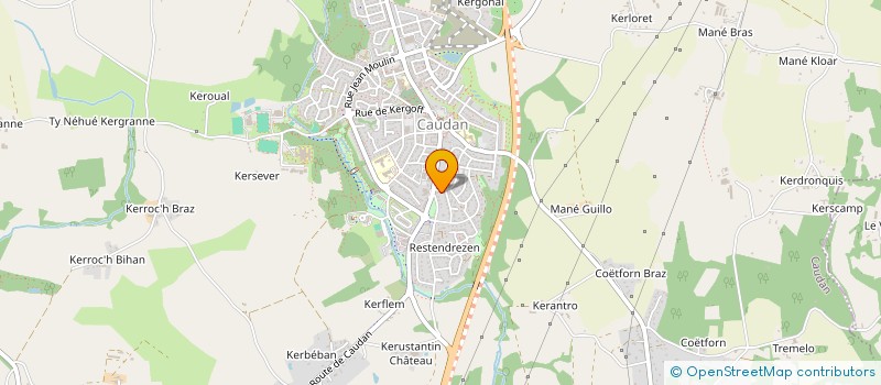 localisation de l'entreprise INDIVISION RAVENEL ANTOINE ET CAGNION JULIE  CAUDAN