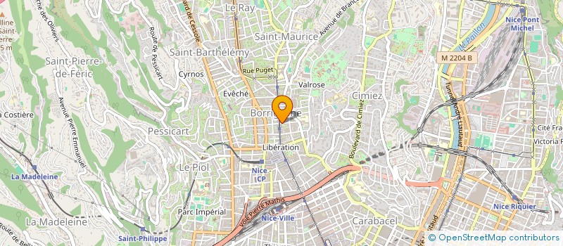 localisation de l'entreprise INDIVISION RAYBAUD à NICE