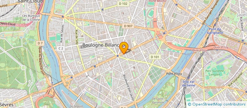 localisation de l'entreprise INDIVISION RAYET ET JAMET à BOULOGNE-BILLANCOURT