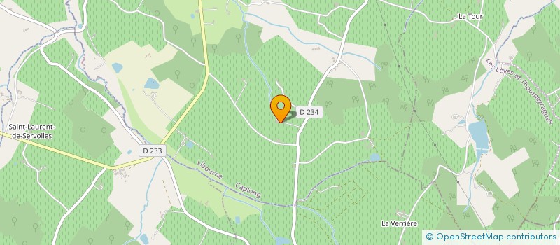 localisation de l'entreprise INDIVISION RAYMOND PHILIPPE ET JEAN LOUIS  CAPLONG