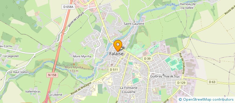 localisation de l'entreprise INDIVISION RAZEL-BELUCCI  FALAISE