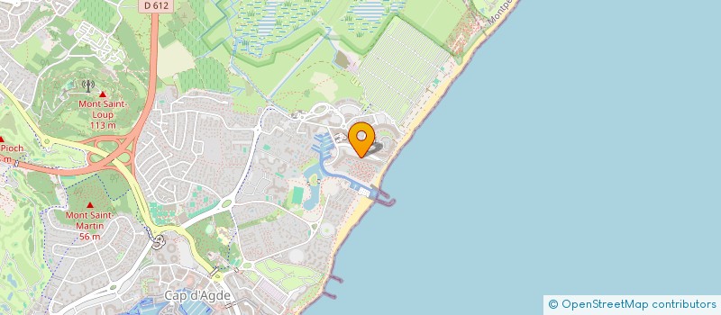 localisation de l'entreprise INDIVISION REBATTEL  AGDE