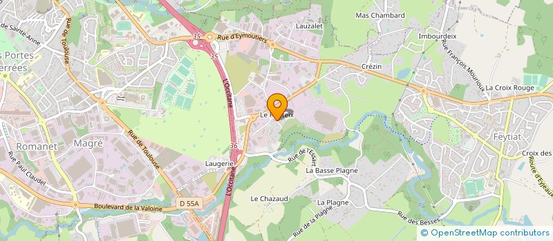 localisation de l'entreprise INDIVISION REBEYROLE à FEYTIAT