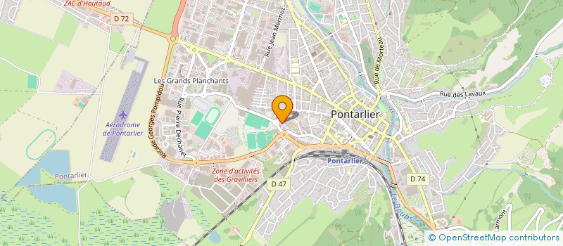 localisation de l'entreprise INDIVISION REBOLLEDO CATALAN ET ANTUNES  PONTARLIER