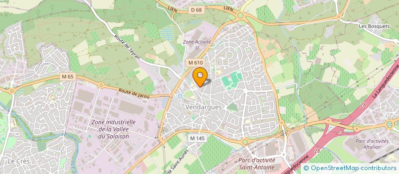 localisation de l'entreprise INDIVISION REBOUL HERITIERS à VENDARGUES