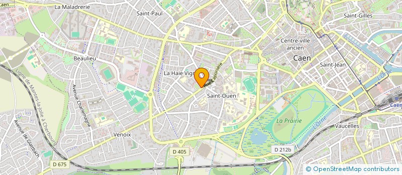 localisation de l'entreprise INDIVISION REBUFFE GREGOIRE ET LAURE à CAEN