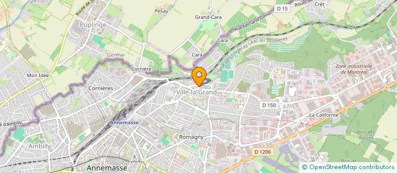 localisation de l'entreprise INDIVISION REGAT GERARD  VILLE-LA-GRAND