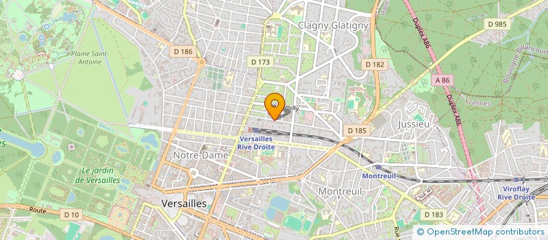 localisation de l'entreprise INDIVISION REGIRE DU SORDET  VERSAILLES