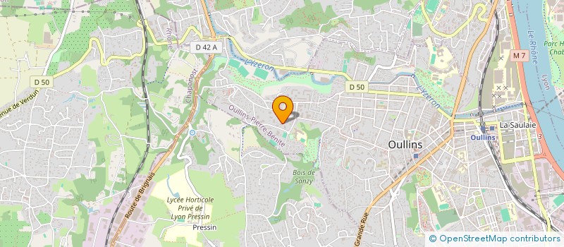 localisation de l'entreprise INDIVISION REGIS GONCALVES  OULLINS-PIERRE-BENITE