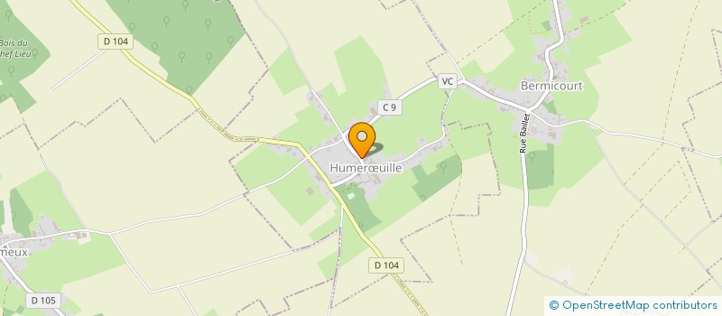 localisation de l'entreprise INDIVISION REGIS LEBRUN  HUMERUILLE