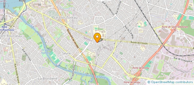 localisation de l'entreprise INDIVISION REGLAIN - BRUNET à NANTES