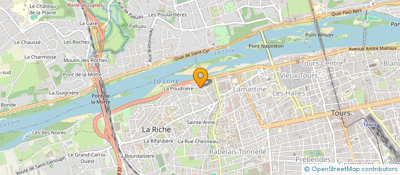 localisation de l'entreprise INDIVISION REGNIER à LA RICHE