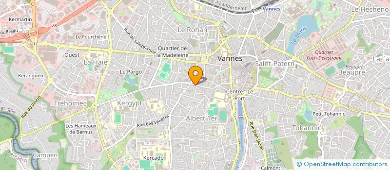 localisation de l'entreprise INDIVISION REGNIEZ HEBERT à VANNES