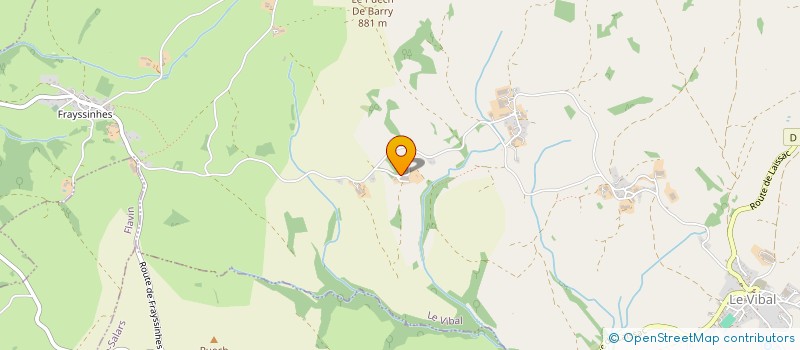 localisation de l'entreprise INDIVISION REGOURD YVES ET JOEL  LE VIBAL