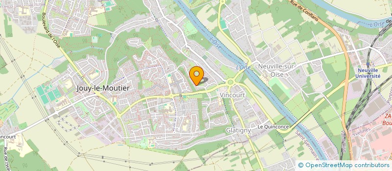 localisation de l'entreprise INDIVISION REHIMI ET SOUBIELLE  JOUY-LE-MOUTIER