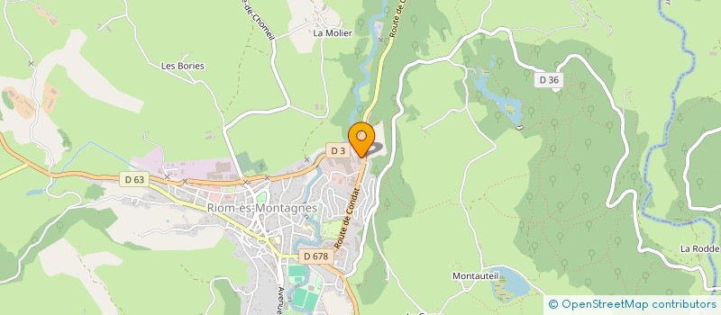 localisation de l'entreprise INDIVISION REJANY OLIVIER ET MICHELLE à RIOM-ES-MONTAGNES