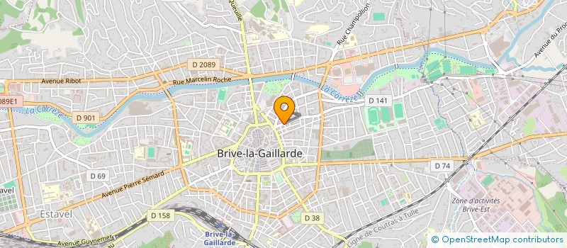 localisation de l'entreprise INDIVISION RELIAT  BRIVE-LA-GAILLARDE