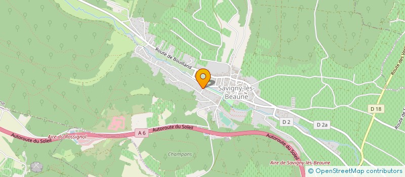 localisation de l'entreprise INDIVISION REMONDET à SAVIGNY-LES-BEAUNE