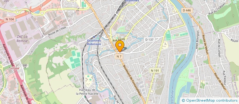 localisation de l'entreprise INDIVISION REMONTUS-FELIX à CORBEIL-ESSONNES