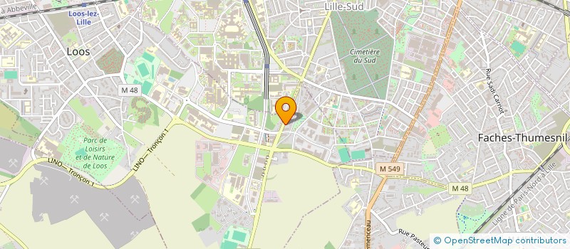 localisation de l'entreprise INDIVISION RENARD ALAIN ET BRIGITTE  LOOS