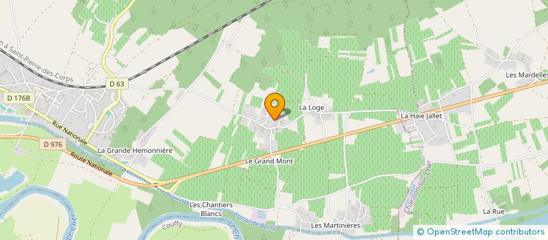 localisation de l'entreprise INDIVISION RENAUD  NOYERS-SUR-CHER