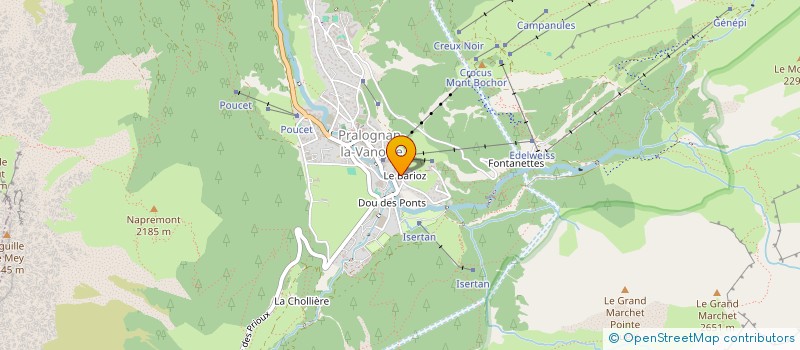 localisation de l'entreprise INDIVISION RENAUD  PRALOGNAN-LA-VANOISE