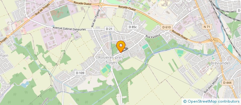 localisation de l'entreprise INDIVISION RENAUD-BETZ  ROSIERES-PRES-TROYES