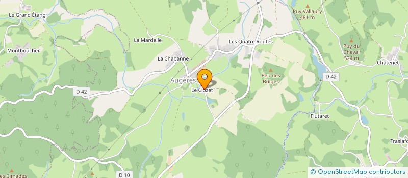 localisation de l'entreprise INDIVISION RENDU  MARSAC