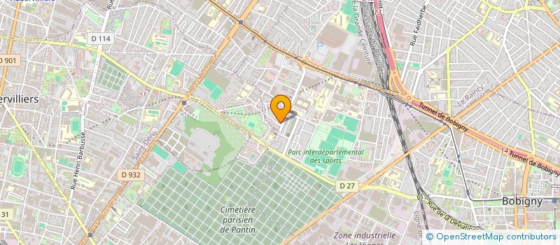 localisation de l'entreprise INDIVISION RENOU GERARD ET DARBIER VIOLETTE  BOBIGNY