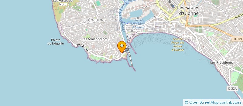 localisation de l'entreprise INDIVISION RENOU VERSEIL à LES SABLES D'OLONNE
