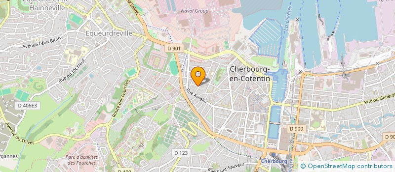 localisation de l'entreprise INDIVISION RENOUF FRANCOISE YVONNE FLORENCE à CHERBOURG-EN-COTENTIN