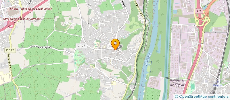 localisation de l'entreprise INDIVISION RESIDENCE DE LA TOUR  IRIGNY