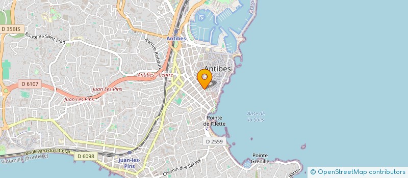 localisation de l'entreprise INDIVISION RESPAUD à ANTIBES