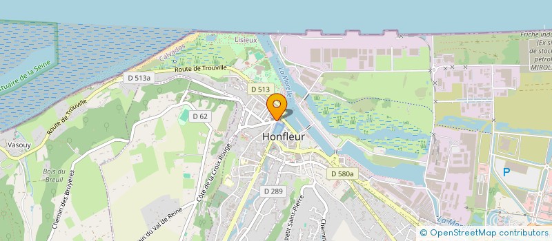 localisation de l'entreprise INDIVISION RESSENCOURT LIONEL  HONFLEUR