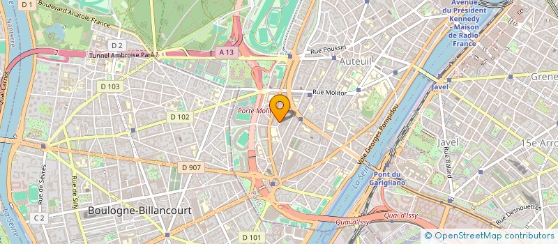 localisation de l'entreprise INDIVISION RETOURNE MICHON  PARIS